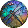 Dragonfly Stained Glass Wooden Jigsaw Puzzle