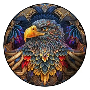 Eagle Themed Wooden Jigsaw Puzzle