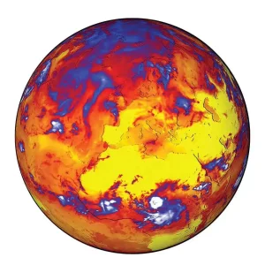 Earth Heat Wave Wooden Jigsaw Puzzle