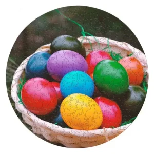 Easter Eggs Wooden Jigsaw Puzzle