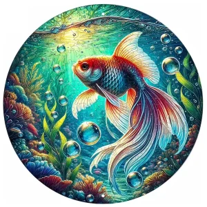 Fish Themed Wooden Jigsaw Puzzle