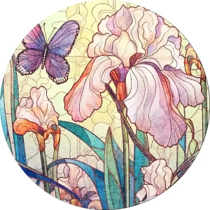 Flower Themed Wooden Jigsaw Puzzle