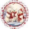Friendly Polar Bears Wooden Jigsaw Puzzle