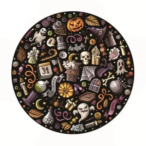 Happy Halloween Wooden Jigsaw Puzzle