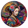 Japanese Geisha Wooden Jigsaw Puzzle