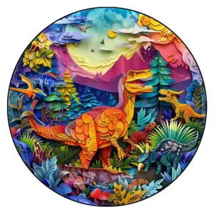 Jurassic World Wooden Jigsaw Puzzle