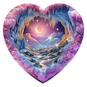 Landscape At Night Wooden Jigsaw Puzzle