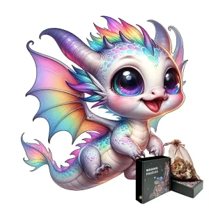 Little Dragon Wooden Jigsaw Puzzle