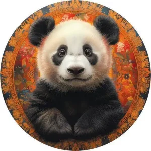 Little Panda Wooden Jigsaw Puzzle