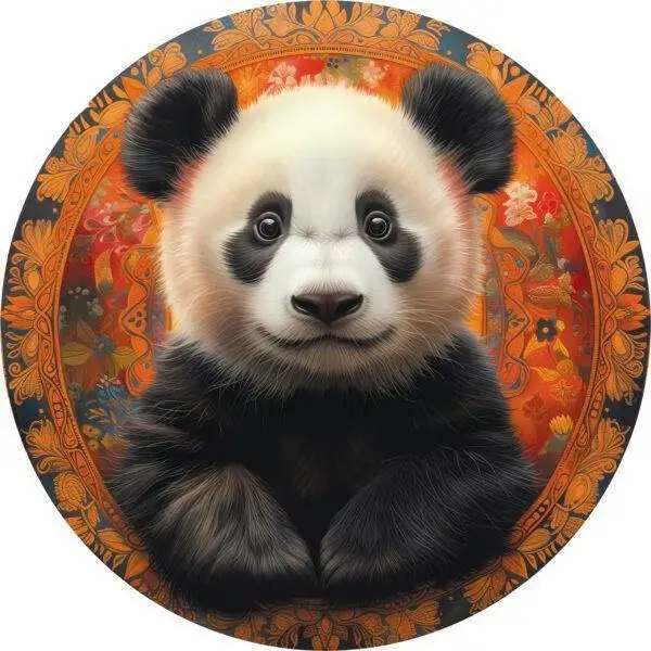 Little Panda Wooden Jigsaw Puzzle