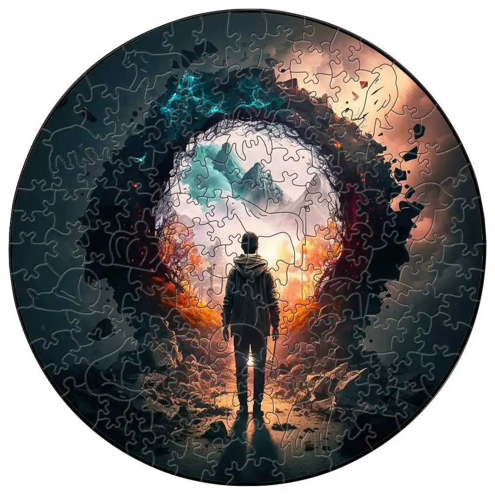 Mountain View Wooden Jigsaw Puzzle