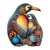Penguin Themed Wooden Jigsaw Puzzle