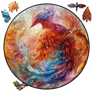 Phoenix Rising Wooden Jigsaw Puzzle