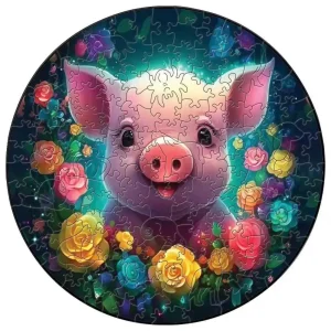 Piggy Wooden Jigsaw Puzzle