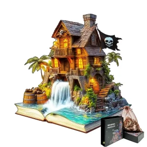Pirate House Wooden Jigsaw Puzzle