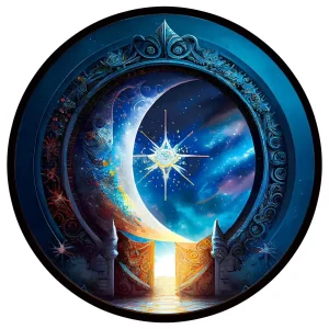 Portal To Universe Wooden Jigsaw Puzzle