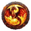 Red Dragon Wooden Jigsaw Puzzle