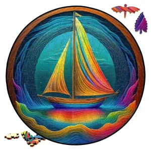 Sailboat Wooden Jigsaw Puzzle