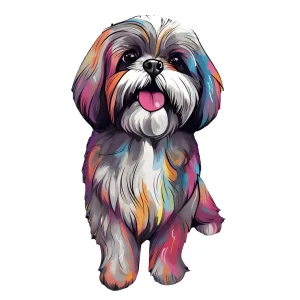 Shih Tzu-Shaped Wooden Jigsaw Puzzle