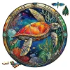 Turtle Themed Wooden Jigsaw Puzzle