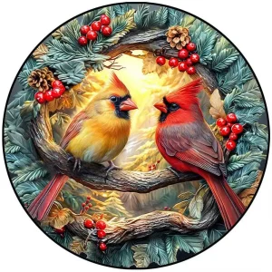 Two Birds Wooden Jigsaw Puzzle