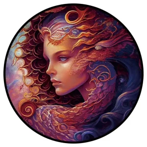 Woman Dreams Wooden Jigsaw Puzzle