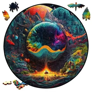 Worlds Uniting Wooden Jigsaw Puzzle