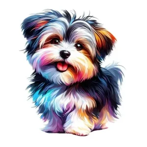 Yorkshire Terrier puppy Wooden Jigsaw Puzzle