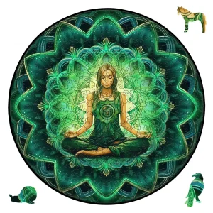 Zen Girl Wooden Jigsaw Puzzle